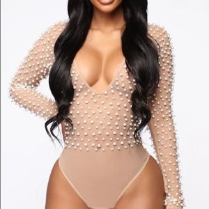 - Fashion Nova Pearl Bodysuit